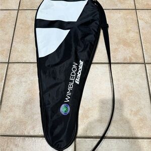 Babolat Single Racquet Cover Case Tennis Racquet Bag Holder Shoulder WIMBLEDON